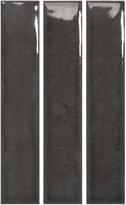 Плитка Wow Nouvelle Charcoal Gloss 3x16 см, поверхность глянец