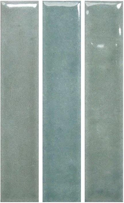 Плитка Wow Nouvelle Palladian Blue Gloss 3x16 см, поверхность глянец