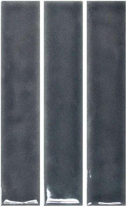 Плитка Wow Nouvelle Storm Blue Gloss 3x16 см, поверхность глянец