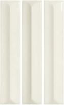 Плитка Wow Nouvelle Vague Old White Gloss 3x16 см, поверхность глянец, рельефная