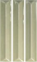 Плитка Wow Nouvelle Vague Sage Gloss 3x16 см, поверхность глянец, рельефная