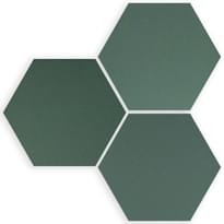 Плитка Wow Six Hexa Green 14x16 см, поверхность матовая