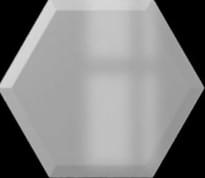 Плитка Wow Subway Lab Mini Hexa Bevel Ash Grey Gloss 15x17.3 см, поверхность глянец