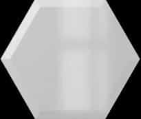 Плитка Wow Subway Lab Mini Hexa Bevel Ice White Gloss 15x17.3 см, поверхность глянец