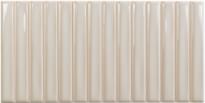 Плитка Wow Sweet Bars Deep White 12.5x25 см, поверхность глянец, рельефная