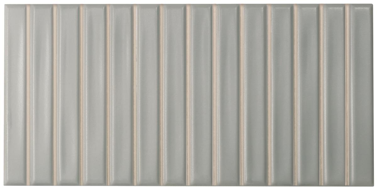 Плитка Wow Sweet Bars Grey Matt Распродажа 12.5x25 см, поверхность матовая, рельефная