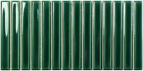 Плитка Wow Sweet Bars Royal Green 12.5x25 см, поверхность глянец, рельефная