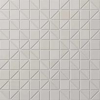 Плитка Wow Tesserae Like Blanc 28x28 см, поверхность матовая, рельефная