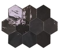 Плитка Wow Zellige Hexa Graphite 10.8x12.4 см, поверхность глянец