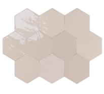 Плитка Wow Zellige Hexa Nude 10.8x12.4 см, поверхность глянец