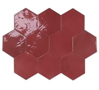 Плитка Wow Zellige Hexa Wine 10.8x12.4 см, поверхность глянец