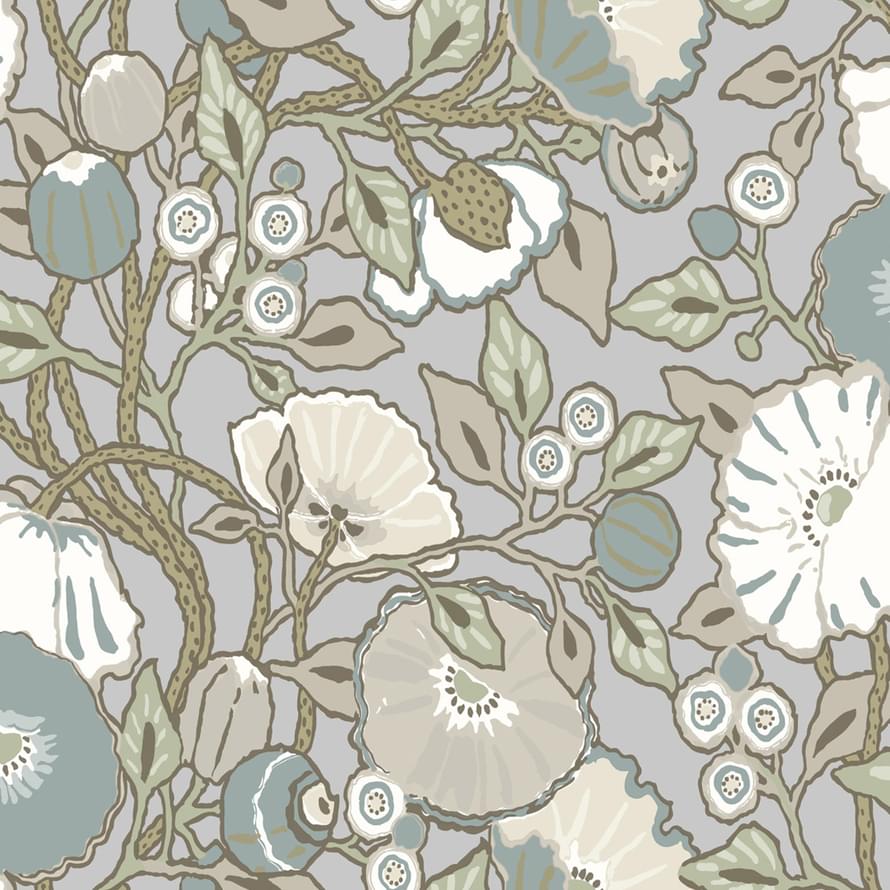 York Greenhouse Go8313 Vincent Poppies 8.22м x 0.68см поверхность матовая