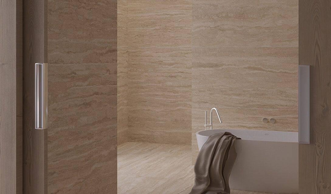 керамогранит фабрики Yurtbay коллекция Travertino Roma