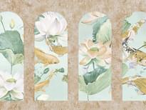Zambaiti Satin Flowers IV Z66867 5.1м x 300см поверхность матовая