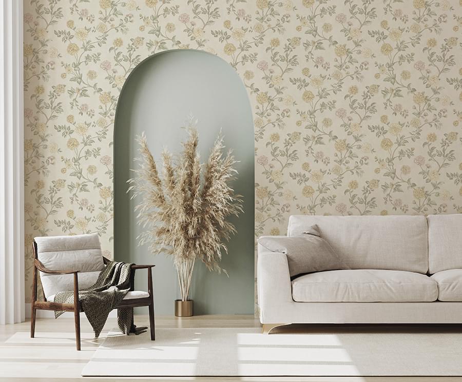 обои фабрики Zambaiti коллекция Satin Flowers IV