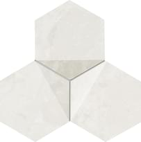 Плитка Zien Berlin Scoria Mosaic White 16.5x19.2 см, поверхность микс