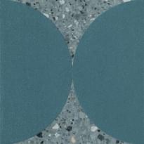 Плитка Zien Funky Blue 3 19.8x19.8 см, поверхность матовая