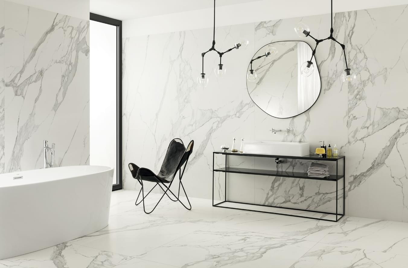 керамогранит фабрики Zien коллекция Specchio Carrara