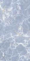Плитка Zodiac Ceramica Porcelain Onyx Blue Gloss 160x320 см, поверхность полированная