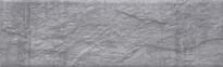 Плитка Березакерамика Brick Wall Серый 7.5x25 см, поверхность матовая, рельефная