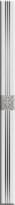 Плитка Березакерамика Toscana Светло-Графитовый Бордюр 4.5x60 см, поверхность глянец