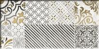 Плитка Березакерамика Valensole Горчичный Декор Орнамент Из Двух Штук 50x50 см, поверхность глянец