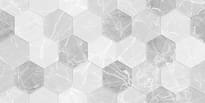 Плитка Березакерамика Дайкири Декор 1 Белый 30x60 см, поверхность глянец, рельефная