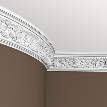 Европласт Карнизы Карниз 1.50.124 Гибкий 200x11.5x5.5 см поверхность 
