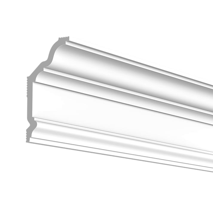 Европласт Карнизы Карниз U.6.50.402 200x12x6 см поверхность матовая