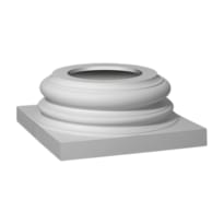 Европласт Колонны База 4.43.202 27.2x11.5x27.2 см поверхность 