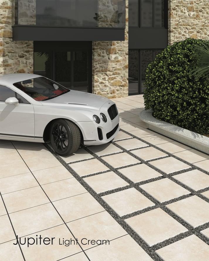 Плитка КП Outdoor Jupiter Cream 60x120 см, поверхность матовая