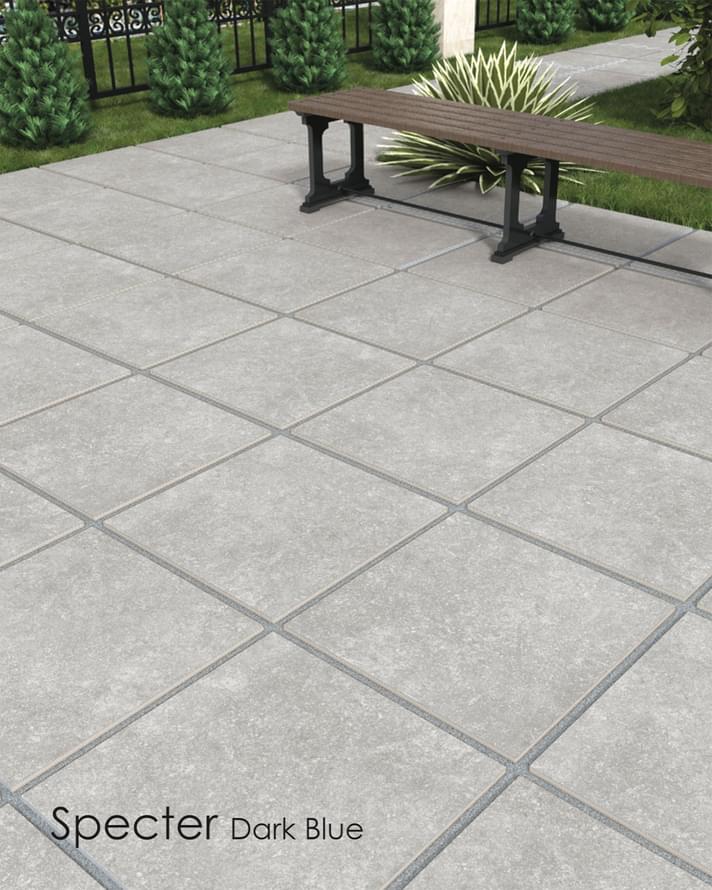 Плитка КП Outdoor Specter Blue 60x60 см, поверхность матовая