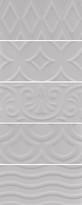 Плитка Керама Марацци Авеллино Серый Структура Mix 7.4x15 см, поверхность глянец
