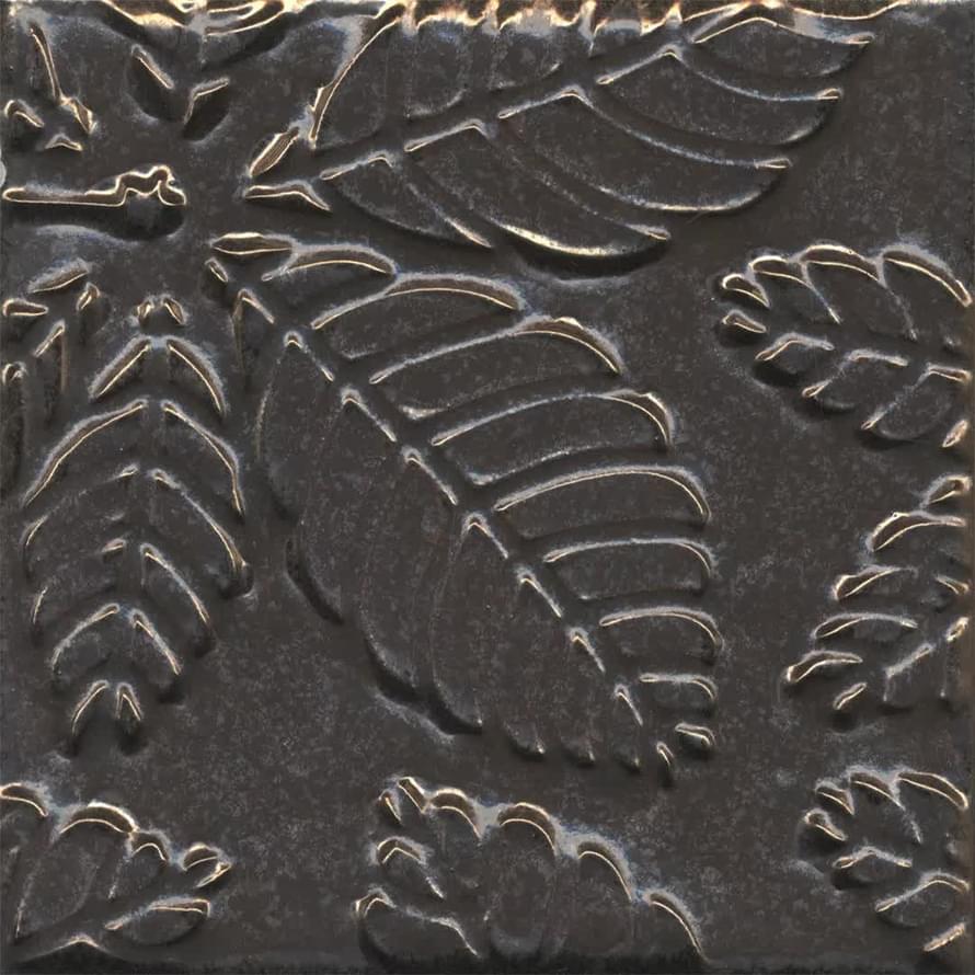 Плитка Керама Марацци Агдаль Декор 1 Металл Матовый Структура 15x15 см, поверхность матовая, рельефная