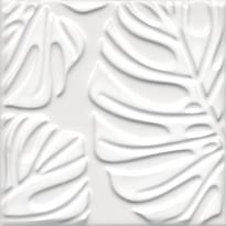 Плитка Керама Марацци Агдаль Декор 2 Белый Матовый Структура 15x15 см, поверхность матовая, рельефная