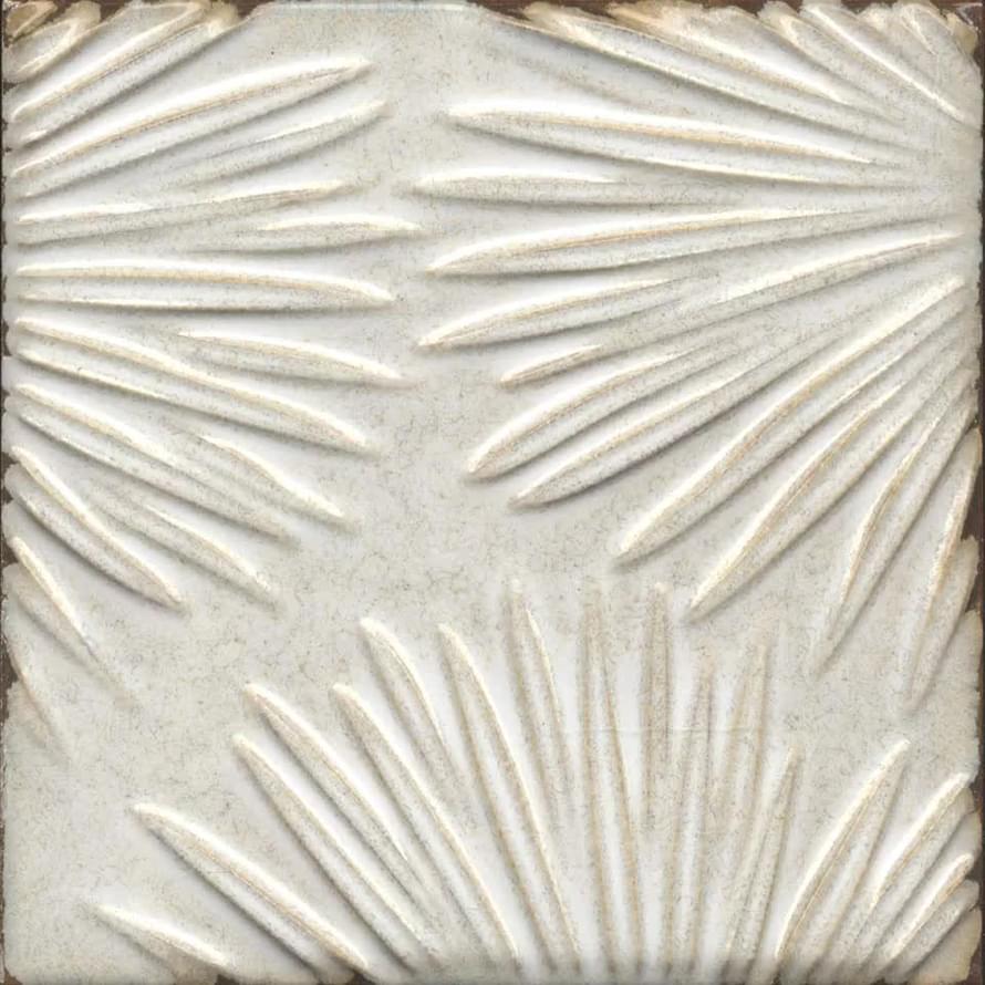 Плитка Керама Марацци Агдаль Декор 4 Бежевый Светлый Глянцевый Структура 15x15 см, поверхность глянец, рельефная