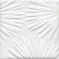 Плитка Керама Марацци Агдаль Декор 4 Белый Матовый Структура 15x15 см, поверхность матовая, рельефная