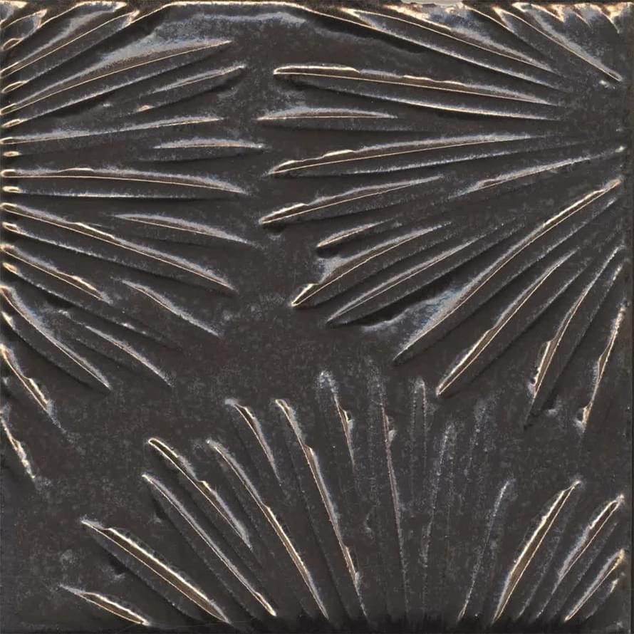 Плитка Керама Марацци Агдаль Декор 4 Металл Матовый Структура 15x15 см, поверхность матовая, рельефная