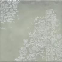 Плитка Керама Марацци Адриатика Декор 3 Зелёный Глянцевый 20x20 см, поверхность глянец