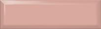 Плитка Керама Марацци Аккорд Розовый Светлый Грань 8.5x28.5 см, поверхность глянец