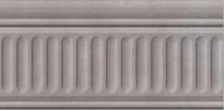 Плитка Керама Марацци Александрия Серый Бордюр Структурированный 9.9x20 см, поверхность матовая