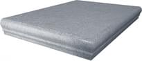 Плитка Керама Марацци Аллея Ступень Угловая Серый 30x30 см, поверхность матовая