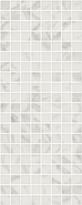 Плитка Керама Марацци Алькала Декор Белый Мозаичный 20x50 см, поверхность глянец