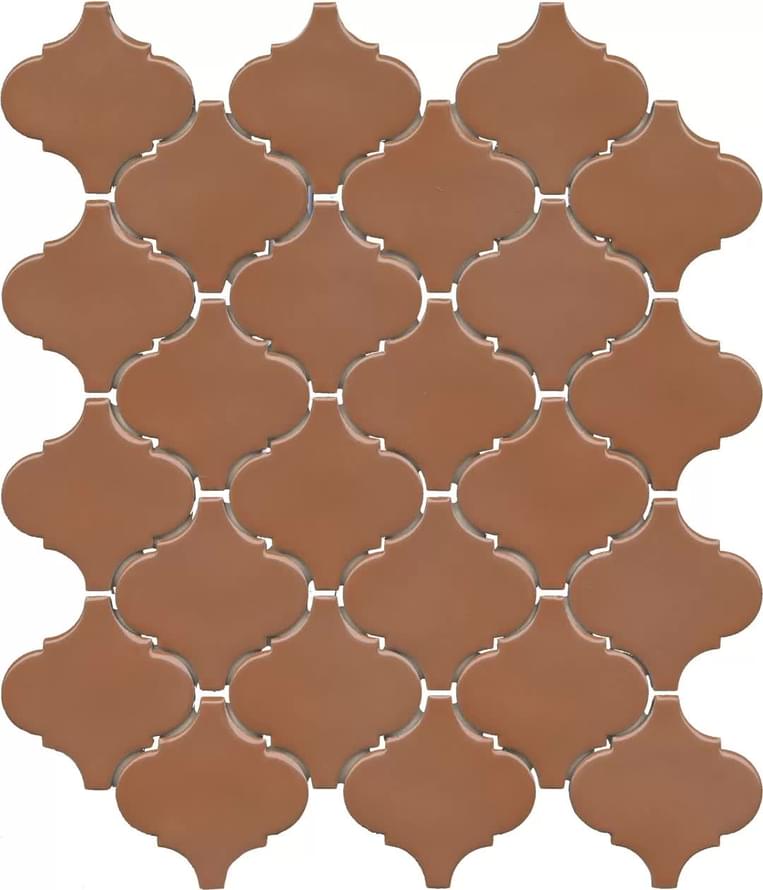 Плитка Керама Марацци Арабески Марокко Коричневый Глянцевый 30x26 см, поверхность глянец