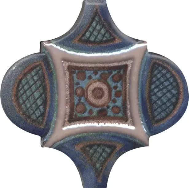 Плитка Керама Марацци Арабески Марокко Панно 1 Из 6 Частей 6.5х6.5 10x25 см, поверхность глянец