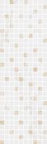 Плитка Керама Марацци Астория Декор Белый Мозаичный 25x75 см, поверхность глянец