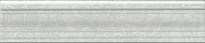 Плитка Керама Марацци Ауленсия Бордюр Багет Серый 5.5x25 см, поверхность матовая