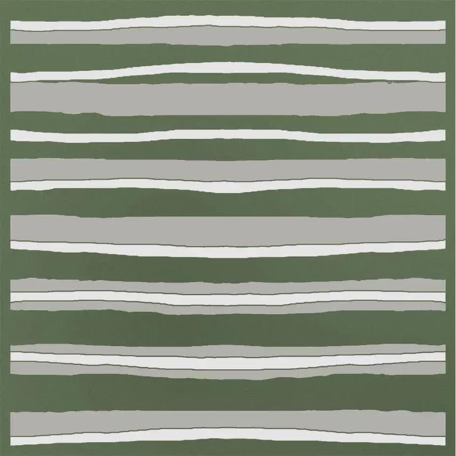 Плитка Керама Марацци Бахия Декор 3 Зелёный Глянцевый 9.8x9.8 см, поверхность глянец, рельефная