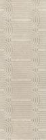 Плитка Керама Марацци Безана Декор Бежевый Обрезной 25x75 см, поверхность матовая