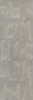 Плитка Керама Марацци Безана Серый Структура Обрезной 25x75 см, поверхность матовая